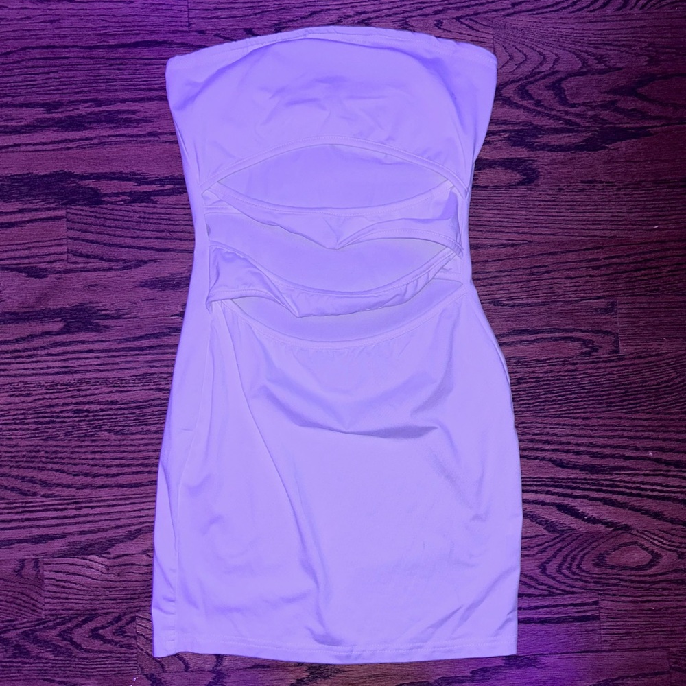 SHEIN white mini dress